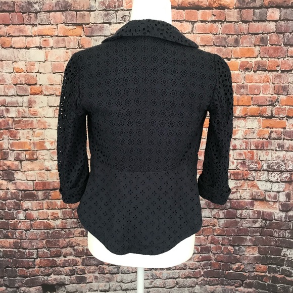 Leifnotes eyelet high low blazer size 0 - Picture 3 of 6